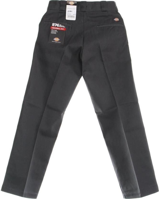 Dickies Grijze effen broek met ritssluiting en haaksluiting Gray Heren - Foto 3