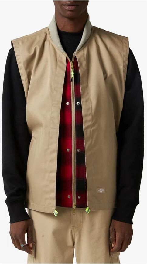 Dickies Beige Eisenhower Vest met knopen en rits Beige Heren - Foto 9
