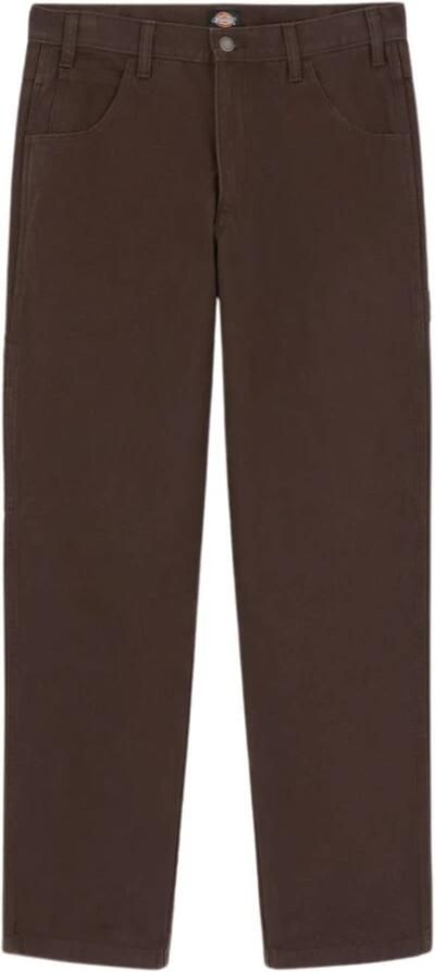 Dickies Broek DUCK CARPENTER DK0A4XIF-BROWN0DB1 DARK BROWN
