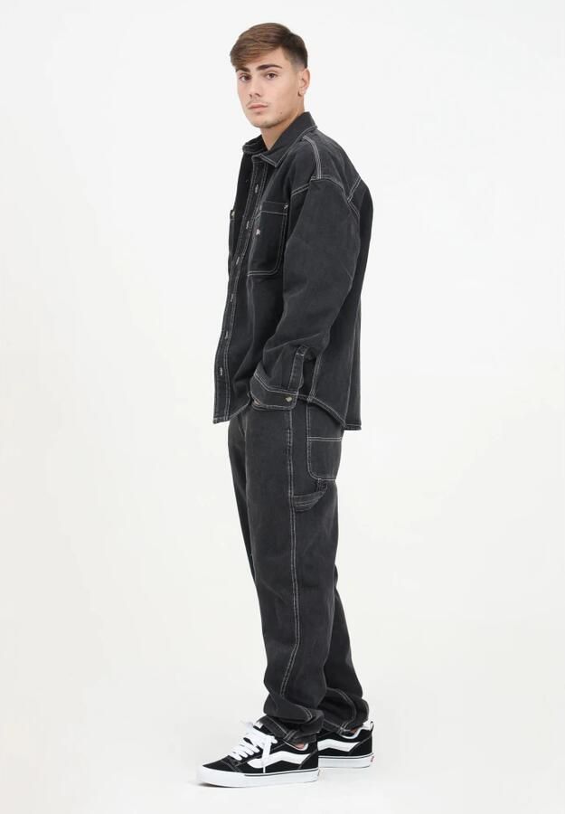 Dickies Cargo Jeans Garyville in zwart denim Black Heren
