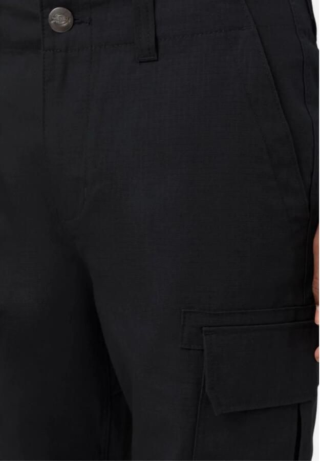 Dickies Zwarte broek met hoge taille en knieversterking Zwart Heren