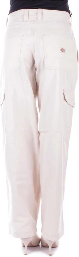 Dickies Canvas Cargo Broek Wit Dames Casual Gray Dames