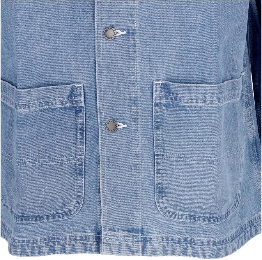 Dickies Denim Chore Coat met Kraag en Knopen Blue Dames - Foto 2