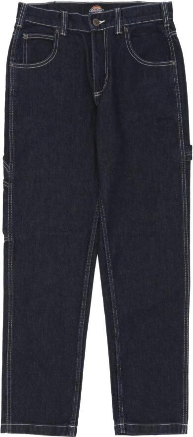 Dickies Cargo Broek met Carpenter Details Blue Heren