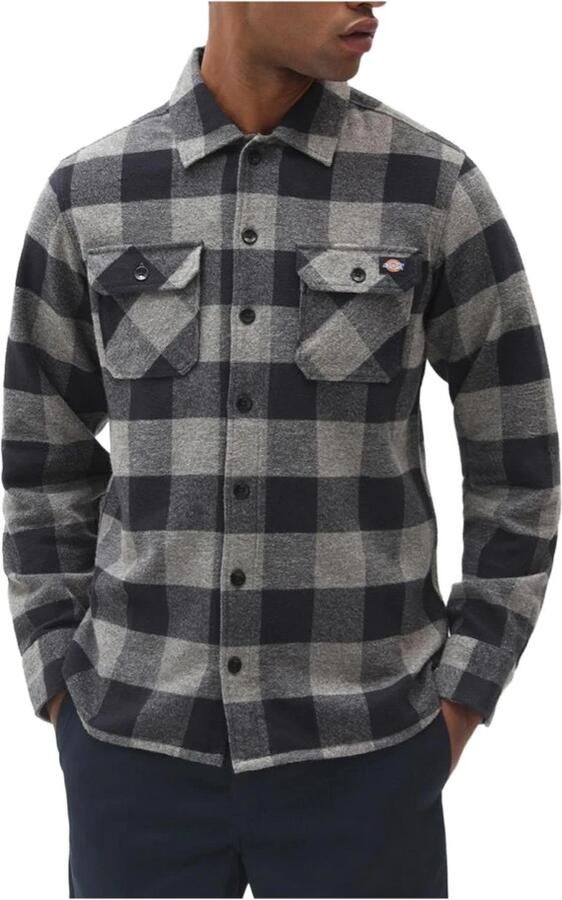 Dickies Regular fit vrijetijdsoverhemd met labelpatch model 'SACRAMENTO'