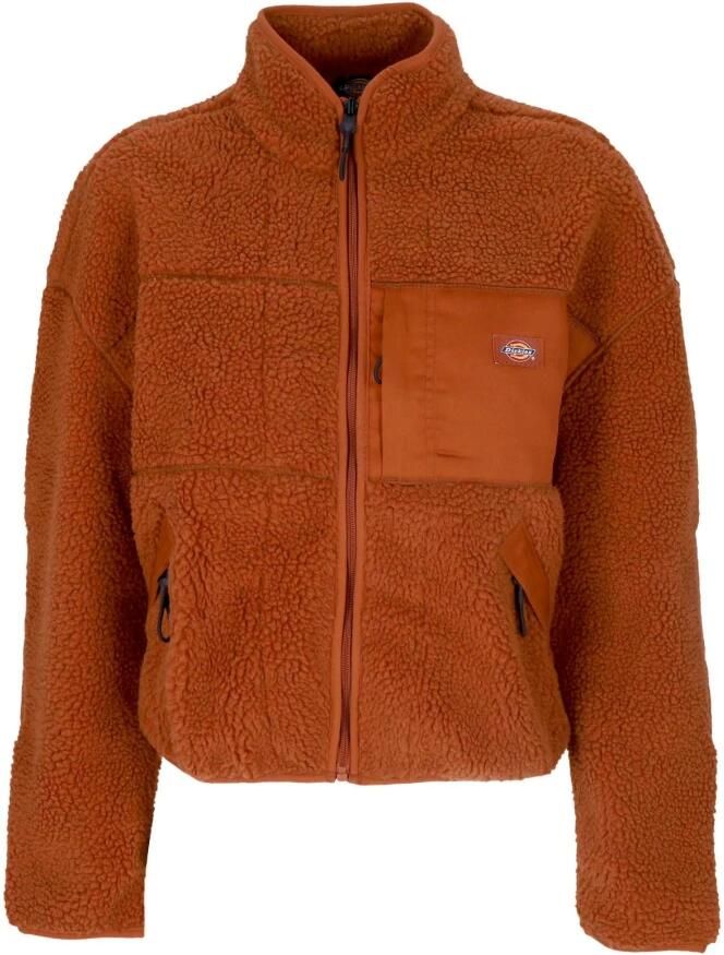 Dickies Sherpa jacket met opstaande kraag model 'RED CHUTE FLEECE'