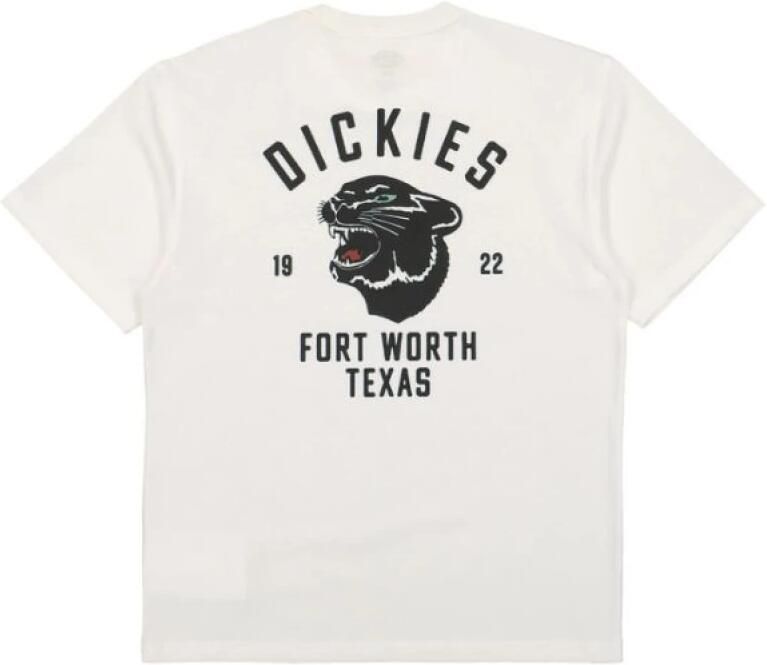 Dickies Panther Tee Short Sleeve Polo White Heren - Foto 2