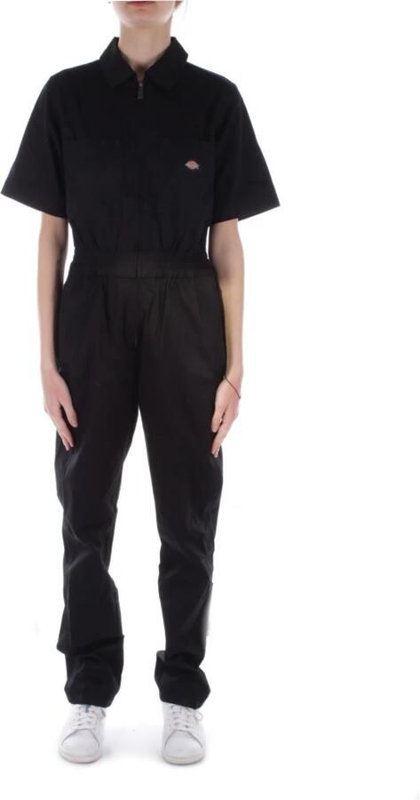 Dickies Zwart Casual Trainingspak Florala Black Dames