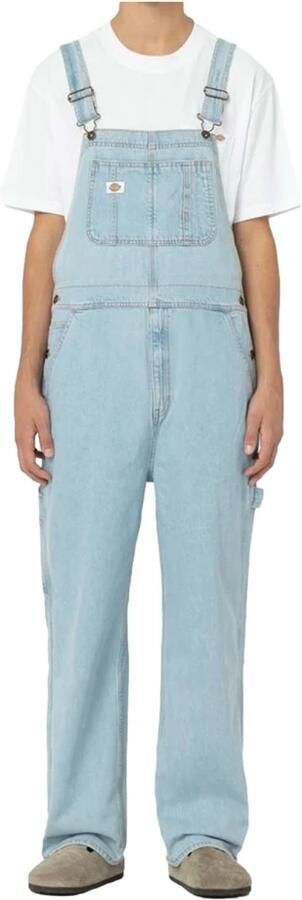 Dickies Klassieke Denim Jumpsuit Blue Heren