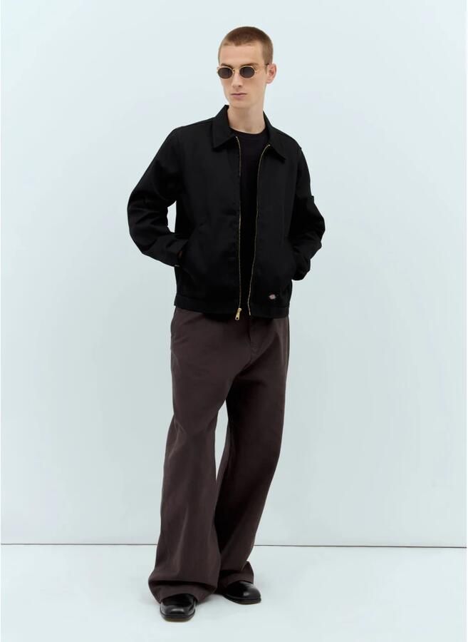 Dickies Klassieke Shirtjas in Twill Weefsel Black Heren