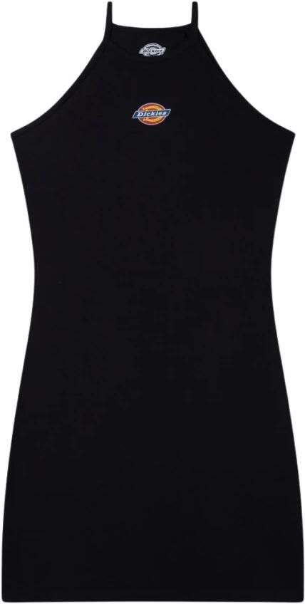 Dickies Comfortabele Zwarte Korte Jurk Black Dames - Foto 4