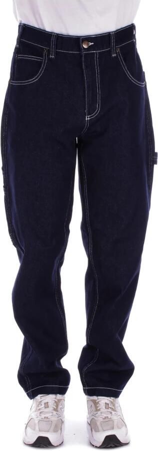 Dickies Logo Achter Jeans met Zakken Blue Heren - Foto 6