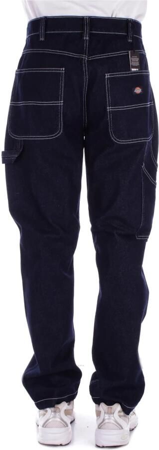 Dickies Logo Achter Jeans met Zakken Blue Heren