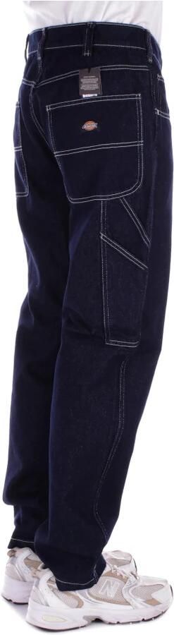 Dickies Logo Achter Jeans met Zakken Blue Heren - Foto 5