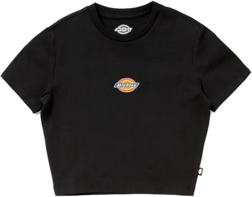 Dickies Maple Valley Nostalgische Stijl T-shirt Black Dames