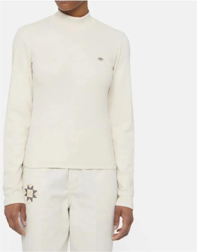 Dickies Marysville Longsleeve Tee in Wit Beige Dames - Foto 2