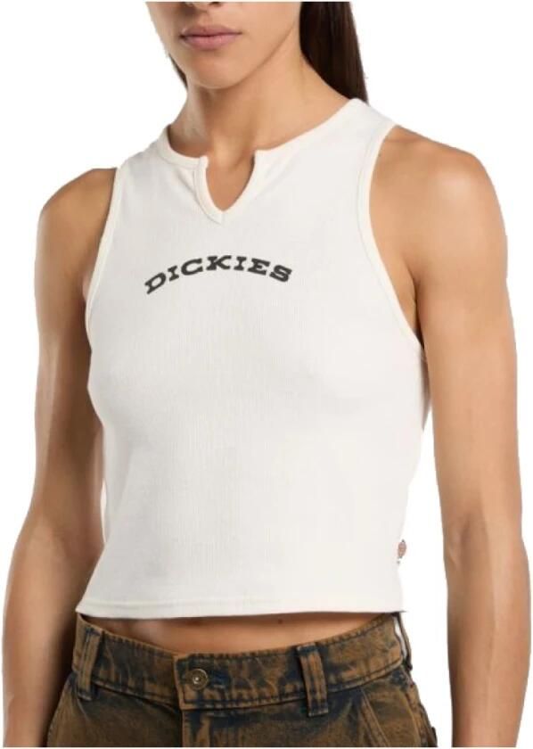 Dickies Mouwloze hals top White Dames - Foto 3
