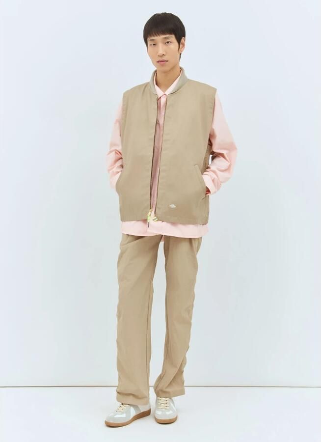 Dickies Beige Eisenhower Vest met knopen en rits Beige Heren - Foto 4