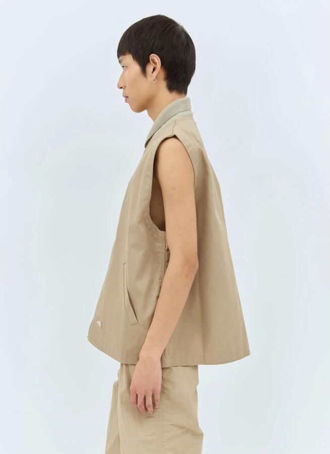 Dickies Beige Eisenhower Vest met knopen en rits Beige Heren - Foto 5