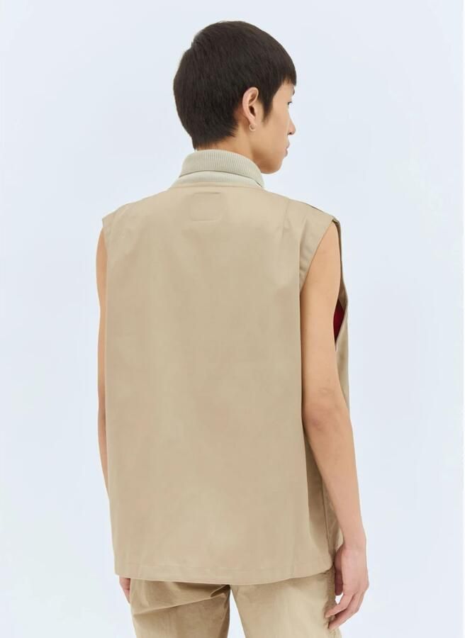 Dickies Beige Eisenhower Vest met knopen en rits Beige Heren - Foto 2