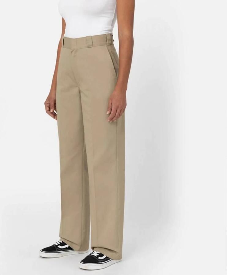 Dickies Beige Katoenen Broek met Ritssluiting en Haaksluiting Beige - Foto 3