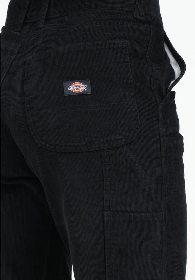 Dickies Zwarte Corduroy Carpenter Broek Black Dames - Foto 1