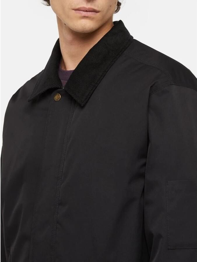 Dickies Zwarte Jassen voor Mannen Black Heren