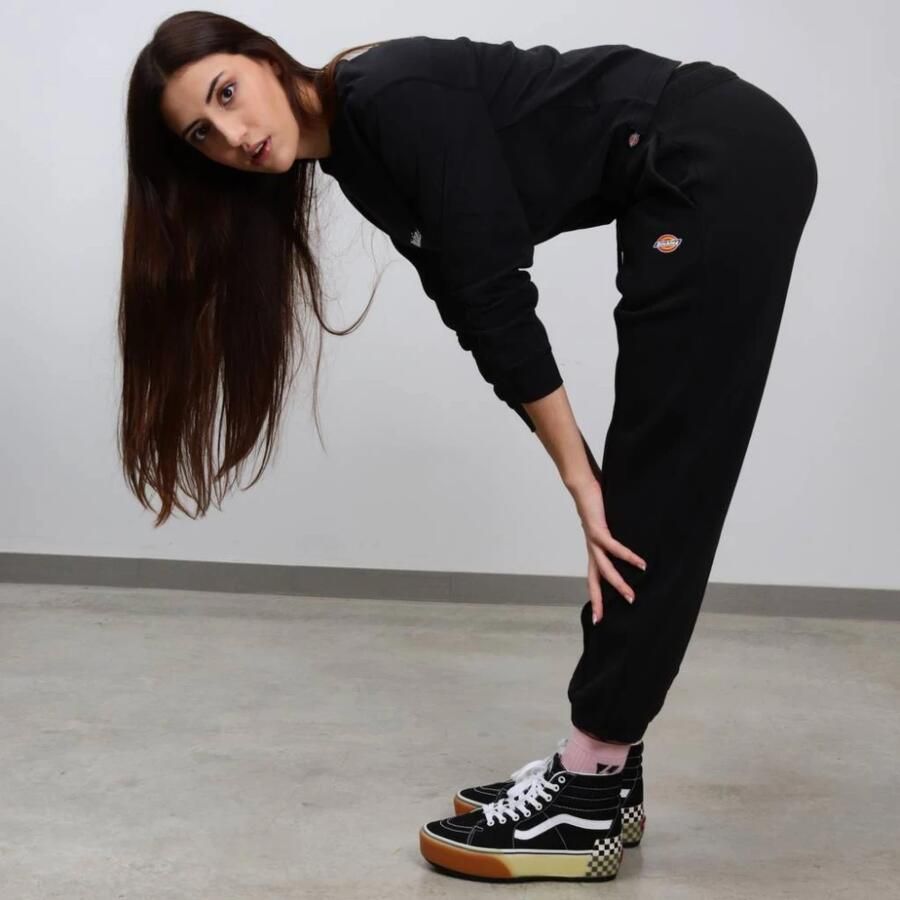 Dickies Zwarte Mapleton Sweatpants voor Vrouwen Black Dames