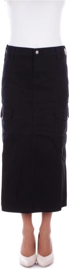 Dickies Zwarte Cargo Midi Rok voor Vrouwen Black Dames - Foto 5