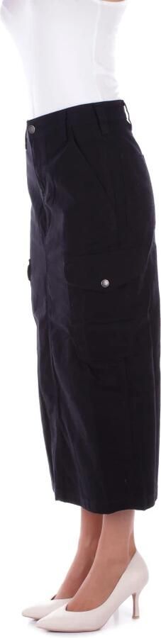 Dickies Zwarte Cargo Midi Rok voor Vrouwen Black Dames - Foto 4