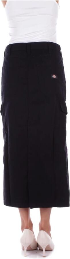 Dickies Zwarte Cargo Midi Rok voor Vrouwen Black Dames - Foto 3