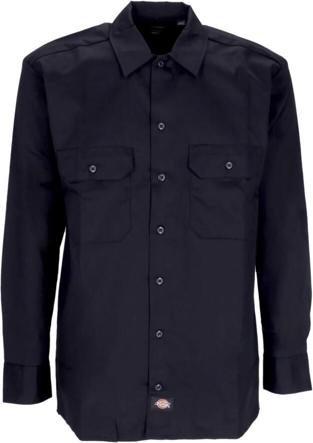 Dickies Zwarte werkoverhemd met lange mouwen Black Heren