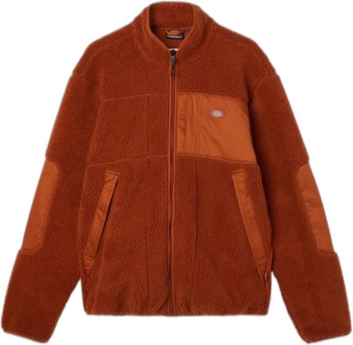 Dickies Fleece jack Red Chute Bruin Heren