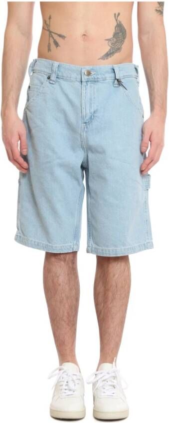 Dickies Garyville denim vintage shorts Blauw Heren