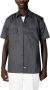 Dickies Work Shirt Short Sleeve Rec Korte mouwen Kleding charcoal grey maat: XL beschikbare maaten:S M L XL - Thumbnail 1