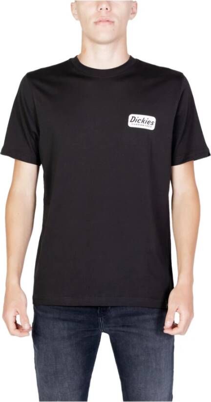 Dickies Heren Zwart Print T-shirt Zwart Heren