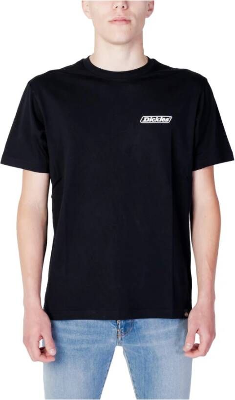 Dickies Zwart Bedrukt Kort T-shirt Black Heren