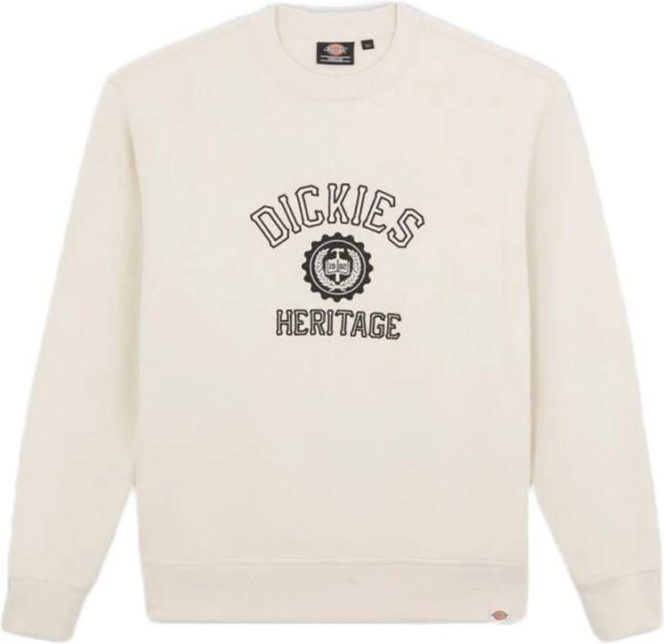 Dickies Hoogwaardige katoenen sweatshirt met klassiek design White Heren