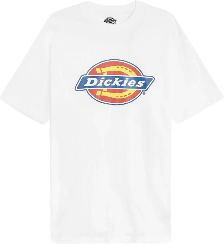 Dickies Icon Logo Tee Comfortabel en stijlvol heren T-shirt White Heren