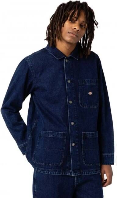 Dickies Jacket for Blue Men Chore Coat Blue Blauw Heren