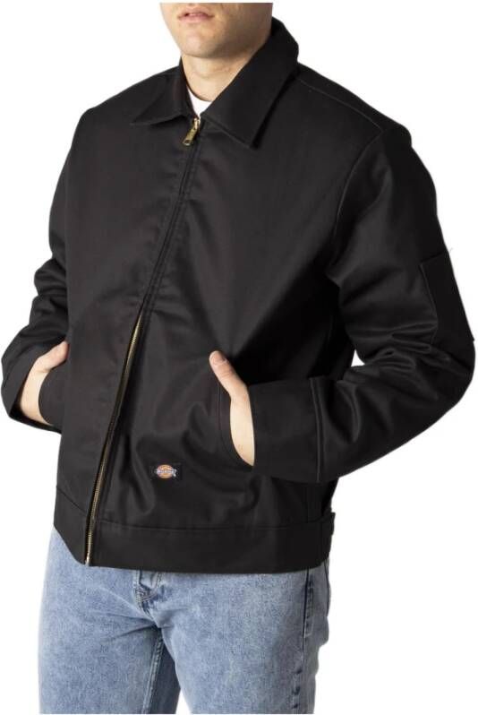 Dickies Jackets plain classic front pockets Zwart Heren