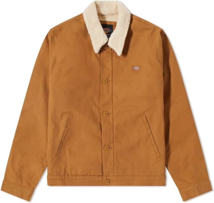 Dickies Duck Canvas Jas Moderne Must-Have Brown Heren