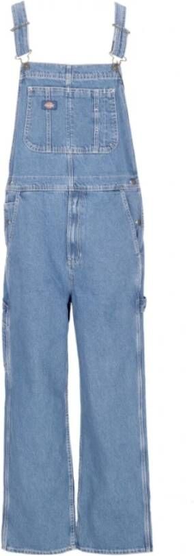 Dickies Klassieke Denim Bib Overall voor heren Blue Heren