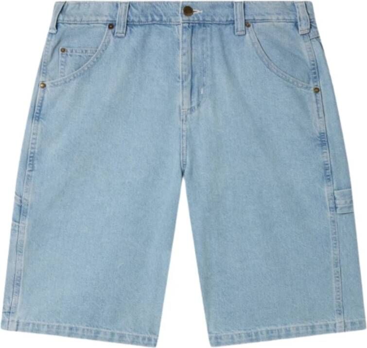 Dickies Garyville Denim Short Jeansshorts Kleding vintage blue maat: 32 beschikbare maaten:28 29 30 31 32 33