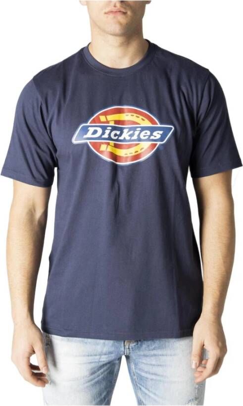 Dickies Icon Logo T-Shirt Blue Heren