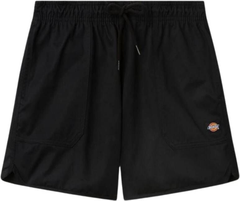 Dickies Retro-geïnspireerde dames shorts met elastische taille Zwart Dames
