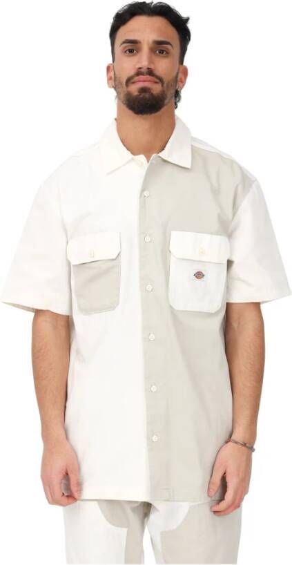 Dickies Klassiek Wit Overhemd voor Heren White Heren