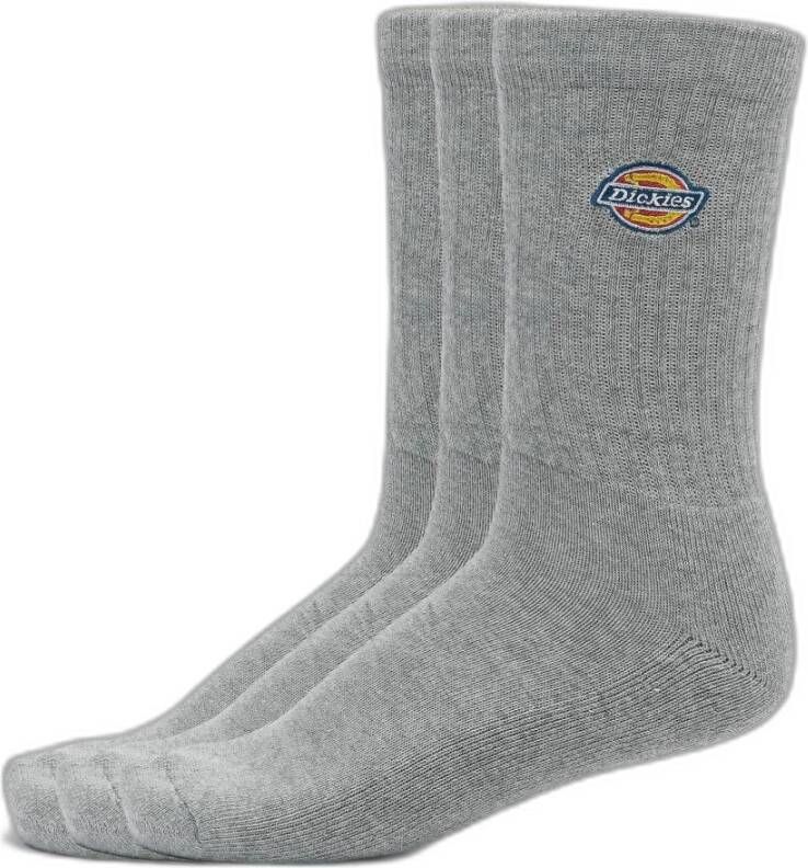 Dickies Sokken Valley Grove Embroidered Grijs Unisex