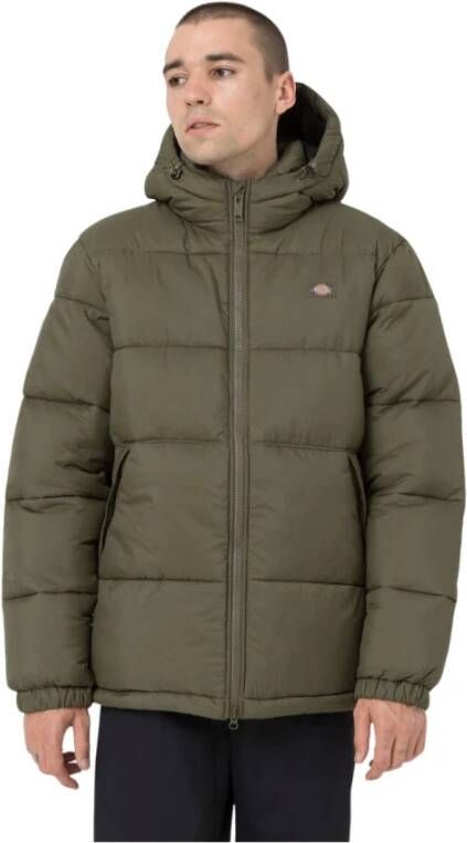 Dickies Militair Groene Hoodie Jas voor Heren Green Heren