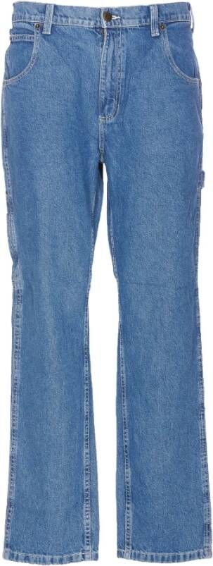Dickies Straight Jeans Blauw Heren